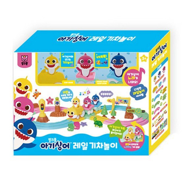 핑크퐁 아기상어 레일 기차놀이 #0